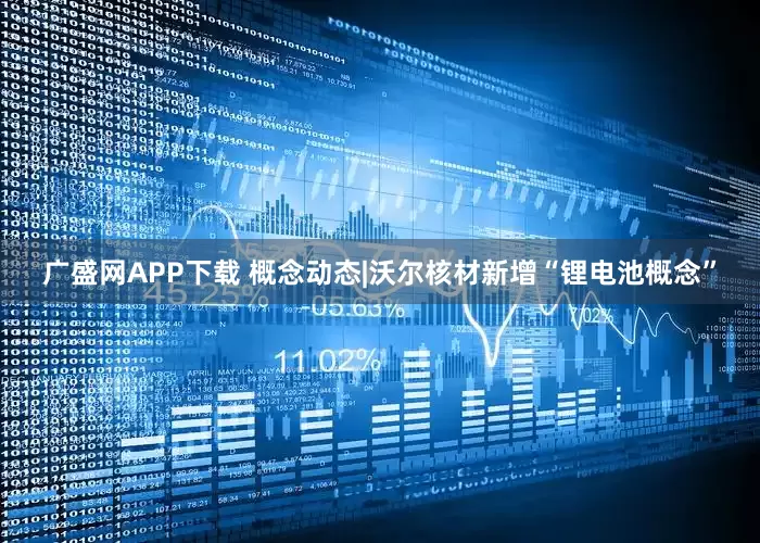 广盛网APP下载 概念动态|沃尔核材新增“锂电池概念”