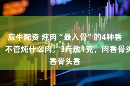应牛配资 炖肉“最入骨”的4种香料，不管炖什么肉，3斤放1克，肉香骨头香